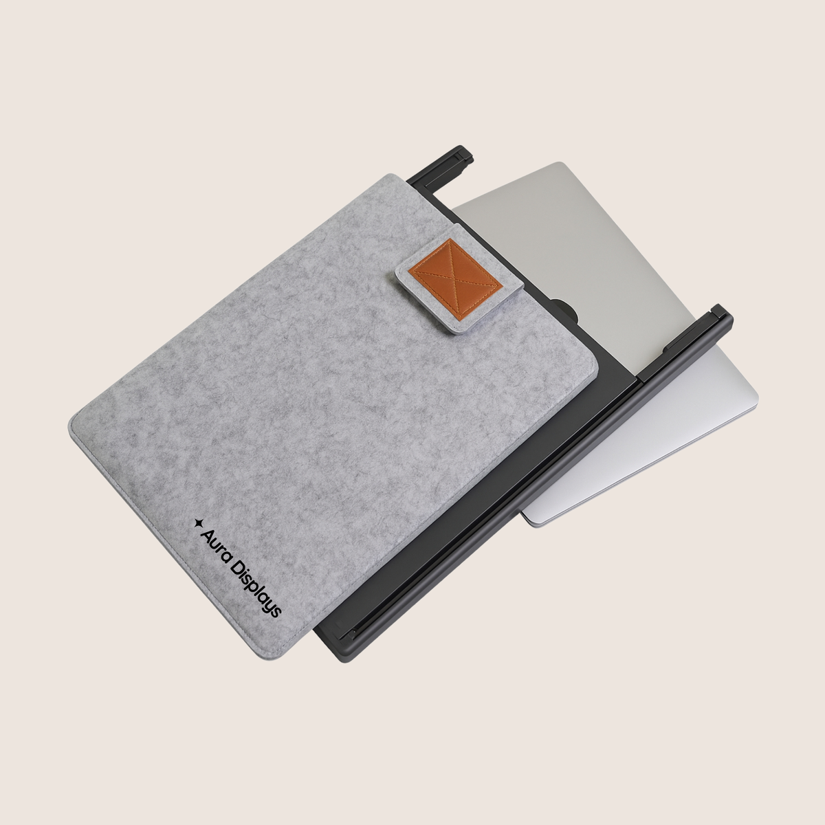 Aurovat Funda de fieltro para portátil y monitor